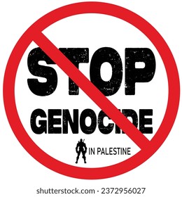 Detengan el genocidio en gaza en palestina.