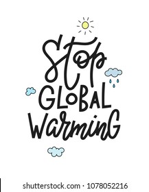 stop global warming earth