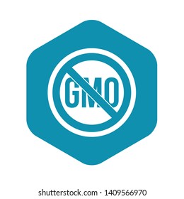 Stop GMO icon. Simple illustration of stop GMO vector icon for web