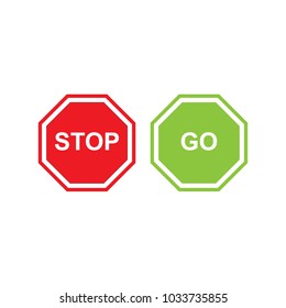  Stop and go icon