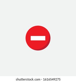 stop graphic element Illustration template design