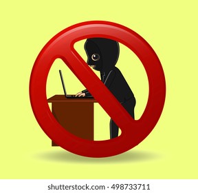 Stop Hacking Vector Concept