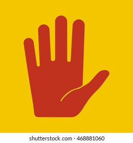 Stop Hand Icon