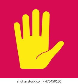 Stop Hand Icon