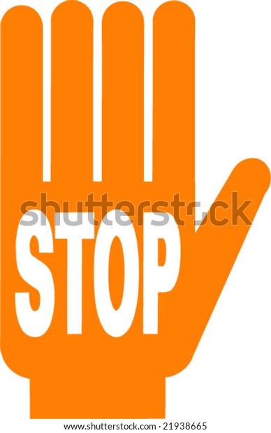 stop hand
illustration