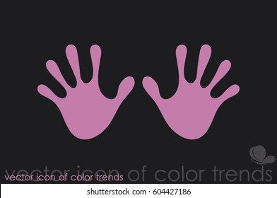 Stop hands Icon Vector