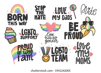 Stop the hate lettering on a rainbow colored heart-shaped ribbon