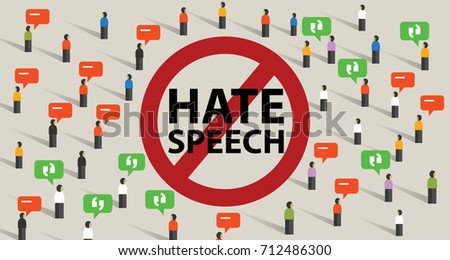 stop hate speech conflict violence start from comments aggressive communication by crowd