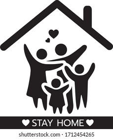 Stop home. Stop infection with family.