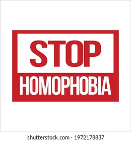 Stop Homophobia Images, Stock Photos & Vectors | Shutterstock