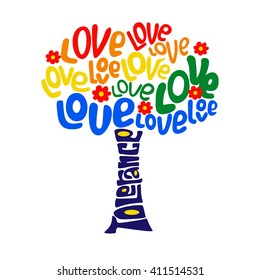 Stop homophobia. Vector card for the International Day Against Homophobia