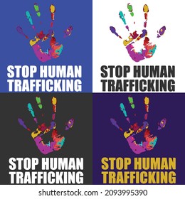 Stop Human Trafficking Typography T-shirt Design,changeable Vector File