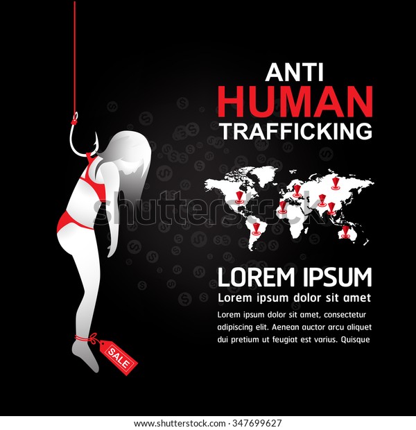 Stop Human Trafficking Vector Concept Human Stock Vector Royalty Free 347699627 Shutterstock 4355