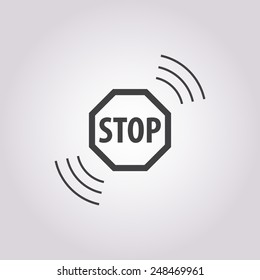 Stop icon. 