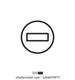 stop icon, design inspiration vector template for interface and any purpose