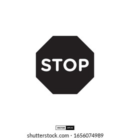 stop icon, design inspiration vector template for interface and any purpose