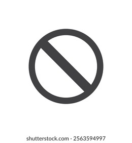 Stop icon in flat style. Warning symbol vector illustration on isolated background. Do not enter sign business concept.