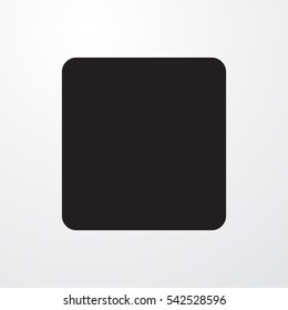 stop icon illustration isolated vector sign symbol