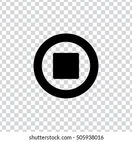 Stop icon. Media Player button