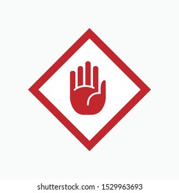 
Stop Icon - Prohibition Vector, Sign and Symbol for Design, Presentation, Website or Apps Elements. 