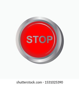 Stop Icon - Prohibition Vector, Sign and Symbol for Design, Presentation, Website or Apps Elements. 