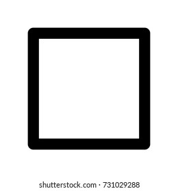 stop icon, stop recording icon - media player