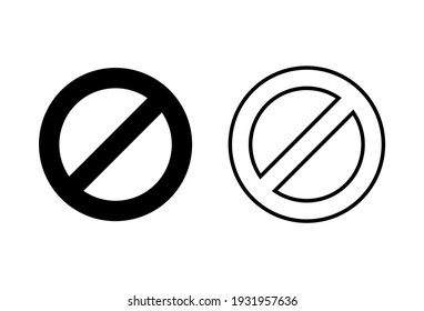 Stop icon set. stop road sign. hand stop icon vector