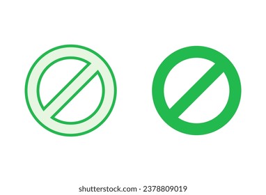 Stop icon set. stop road sign. hand stop icon vector