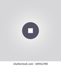 stop icon. stop sign