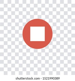 stop icon sign and symbol. stop color icon for website design and mobile app development. stop icon from essential collection collection for mobile concept and web apps icon.