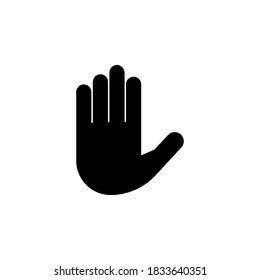 stop icon symbol vector on white background