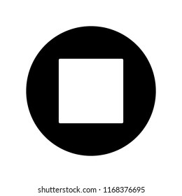 Stop icon symbols vector illustrator
