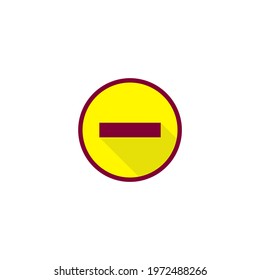 Stop icon . Vector illustration.