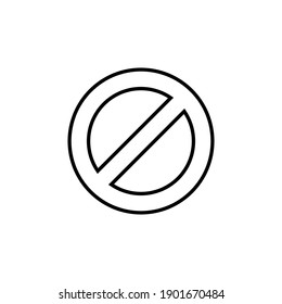 Stop icon vector. stop road sign