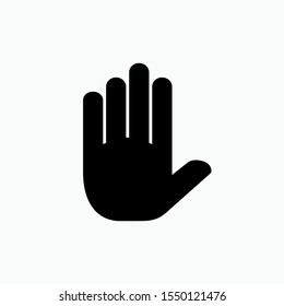 Stop Icon Vector Sign Symbol Design Stock Vector (Royalty Free ...