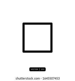 Stop Icon Vector - Sign or Symbol