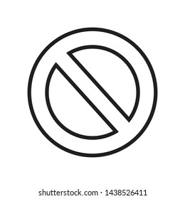 stop icon vector simple design
