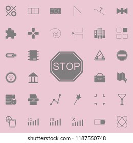Stop icon. web icons universal set for web and mobile