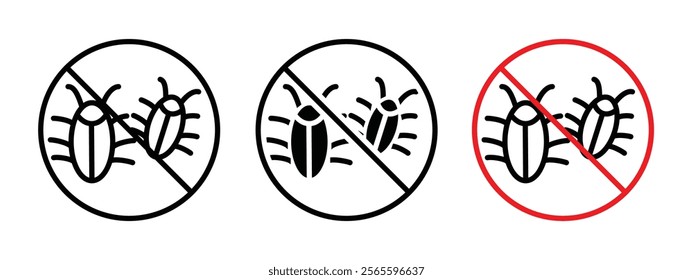 Stop insect sign vector in black and yellow colors