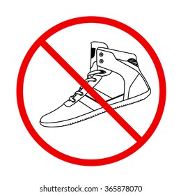 Stop label. Red prohibition sign. Stop symbol. Stock Vector illustration.