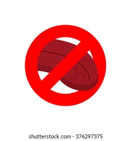 Stop licking tongue. It is forbidden to shoot out human tongue. Ban sign