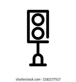 Stop Light Icon Or Logo Isolated Sign Symbol Vector Illustration - High Quality Black Style Vector Icons
