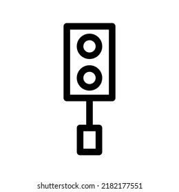 Stop Light Icon Or Logo Isolated Sign Symbol Vector Illustration - High Quality Black Style Vector Icons
