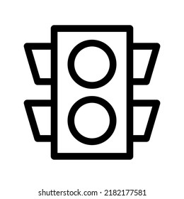 Stop Light Icon Or Logo Isolated Sign Symbol Vector Illustration - High Quality Black Style Vector Icons
