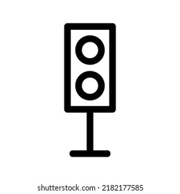 Stop Light Icon Or Logo Isolated Sign Symbol Vector Illustration - High Quality Black Style Vector Icons
