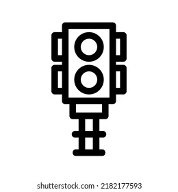 Stop Light Icon Or Logo Isolated Sign Symbol Vector Illustration - High Quality Black Style Vector Icons
