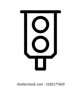 Stop Light Icon Or Logo Isolated Sign Symbol Vector Illustration - High Quality Black Style Vector Icons
