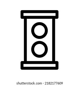 Stop Light Icon Or Logo Isolated Sign Symbol Vector Illustration - High Quality Black Style Vector Icons
