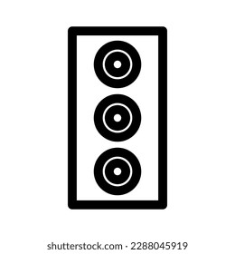 stop light icon or logo isolated sign symbol vector illustration - high quality black style vector icons