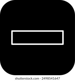 Stop Line Filled Vector Icon Design